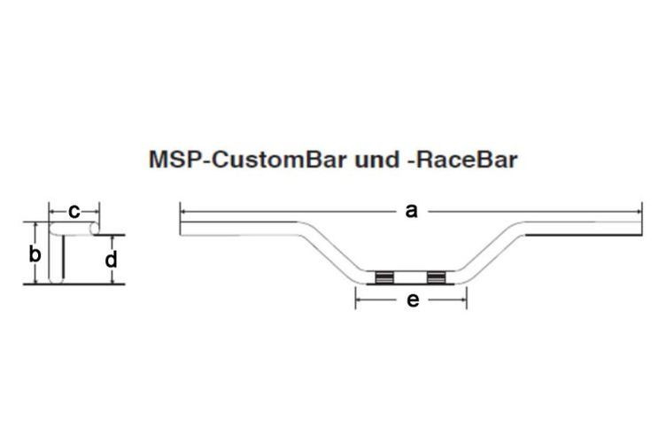 FEHLING CustomBar 850 mm chrom (Stück)