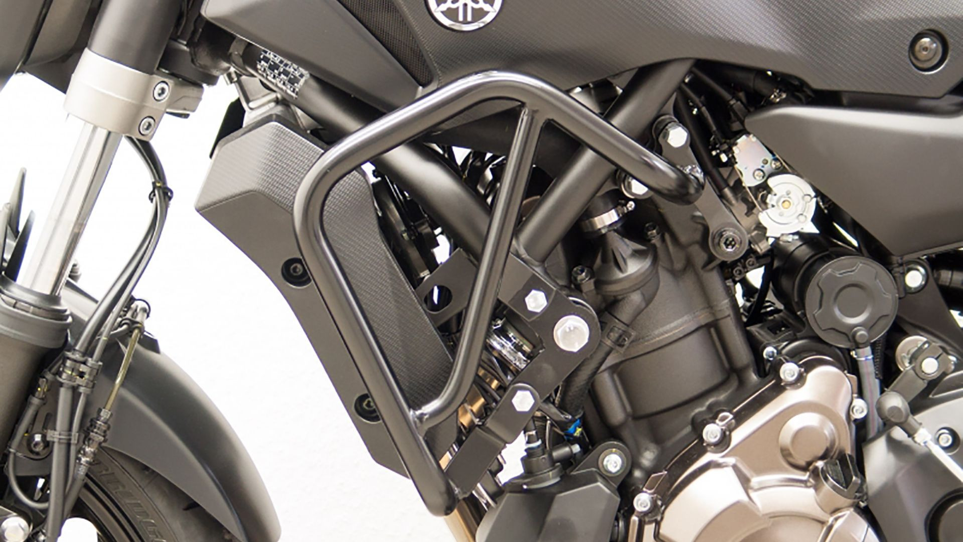 FEHLING Motor-Schutzbügel oben, schwarz, stabil, Yamaha MT-07, (RM04, RM17, RM18) 2014-2017 (Stück)