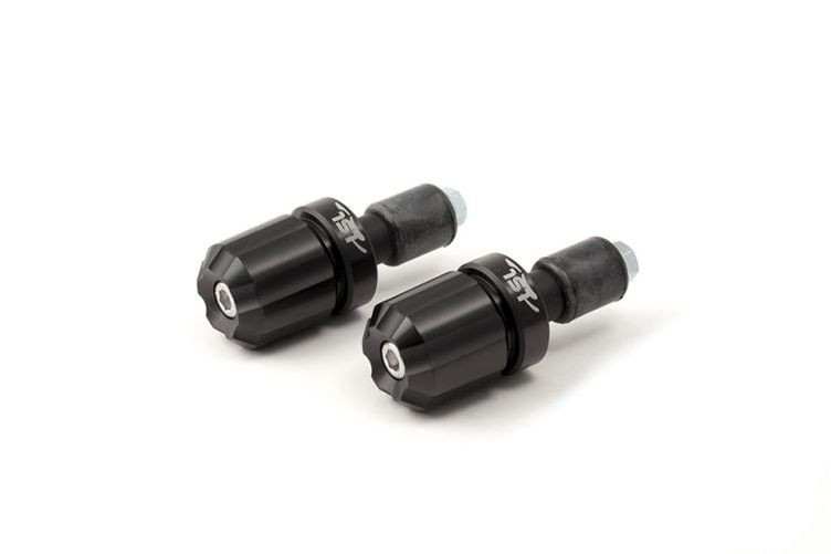 LSL Lenkergewichte Alu, zweifarbig, schwarz - matt-schwarz, mit Logo, Ø14&18mm (Stück)
