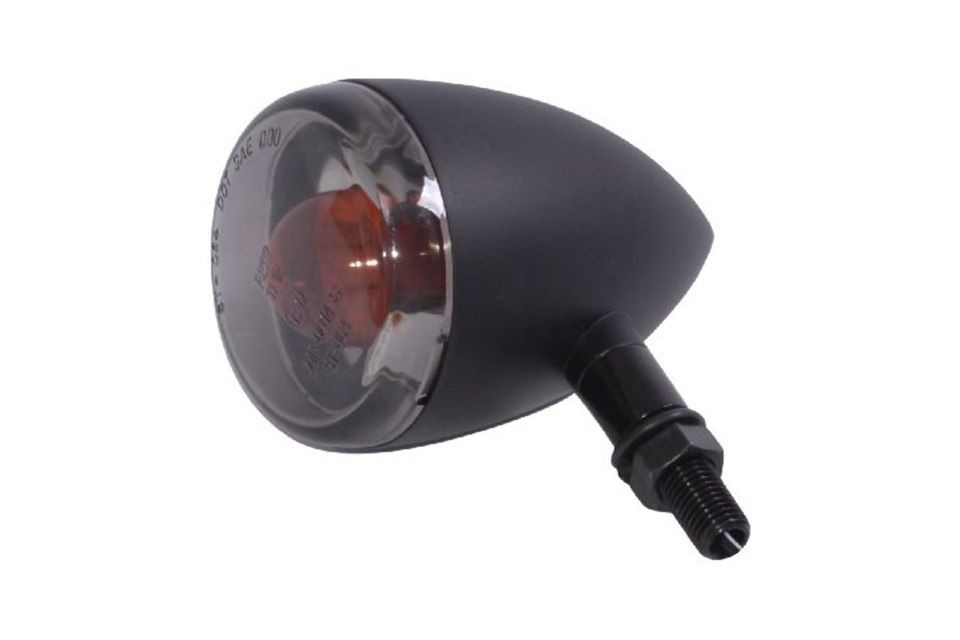 HIGHWAY HAWK H-D Style Blinker, schwarz (Stück)