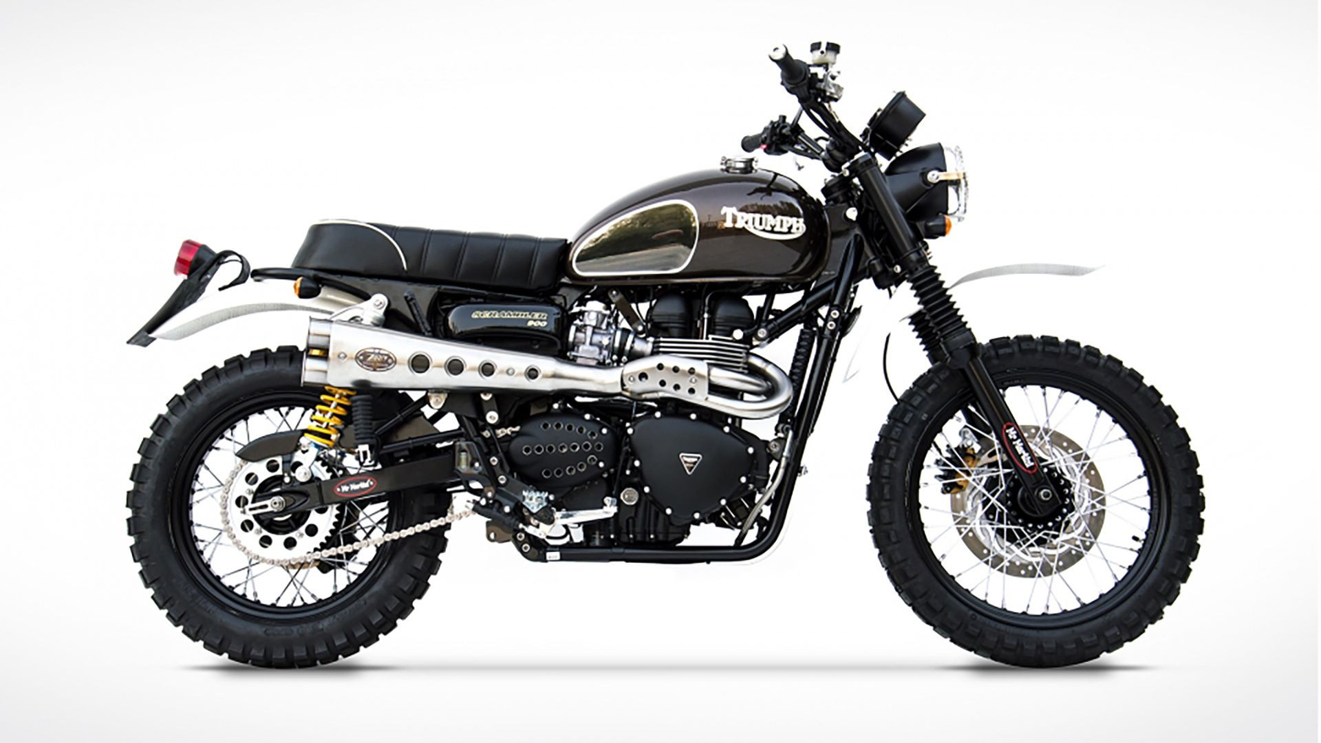 ZARD-Komplettanlage Triumph Scrambler, 08-15 Injection, high mounted (Stück)