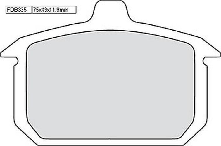 FERODO Bremsbelag FDB 335 Platinum (Satz)