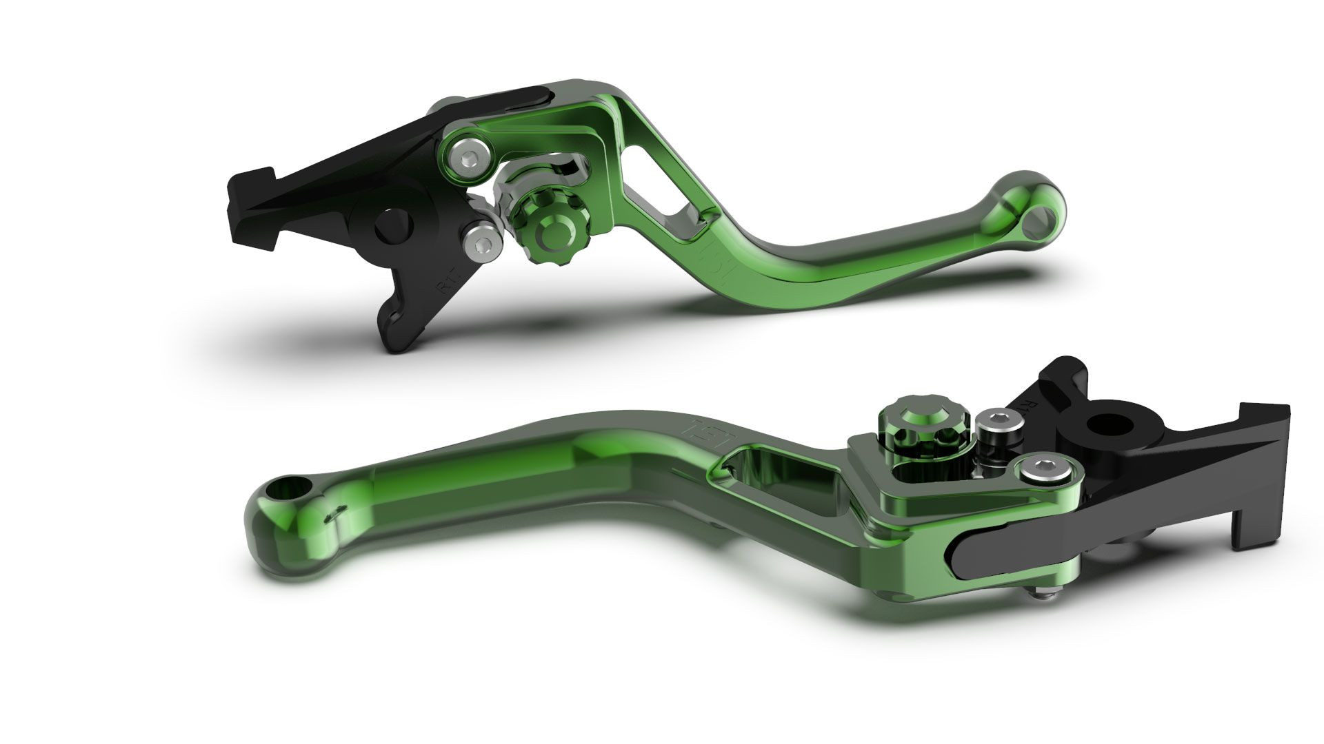 LSL Kupplungshebel BOW für Brembo 16 RCS, L37R, kurz, grün/grün (Stück)