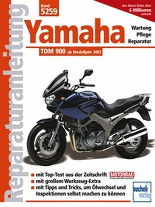 Motorbuch Bd. 5259 Reparatur-Anleitung YAMAHA TDM 900, 02- (Stück)