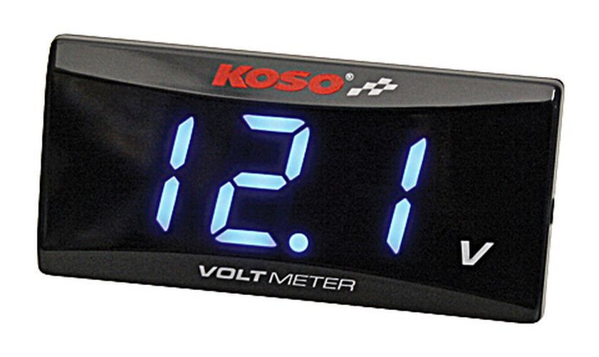 KOSO Batteriespannungsanzeige für alle 12 V Gleichstrom-Batterien (Stück)