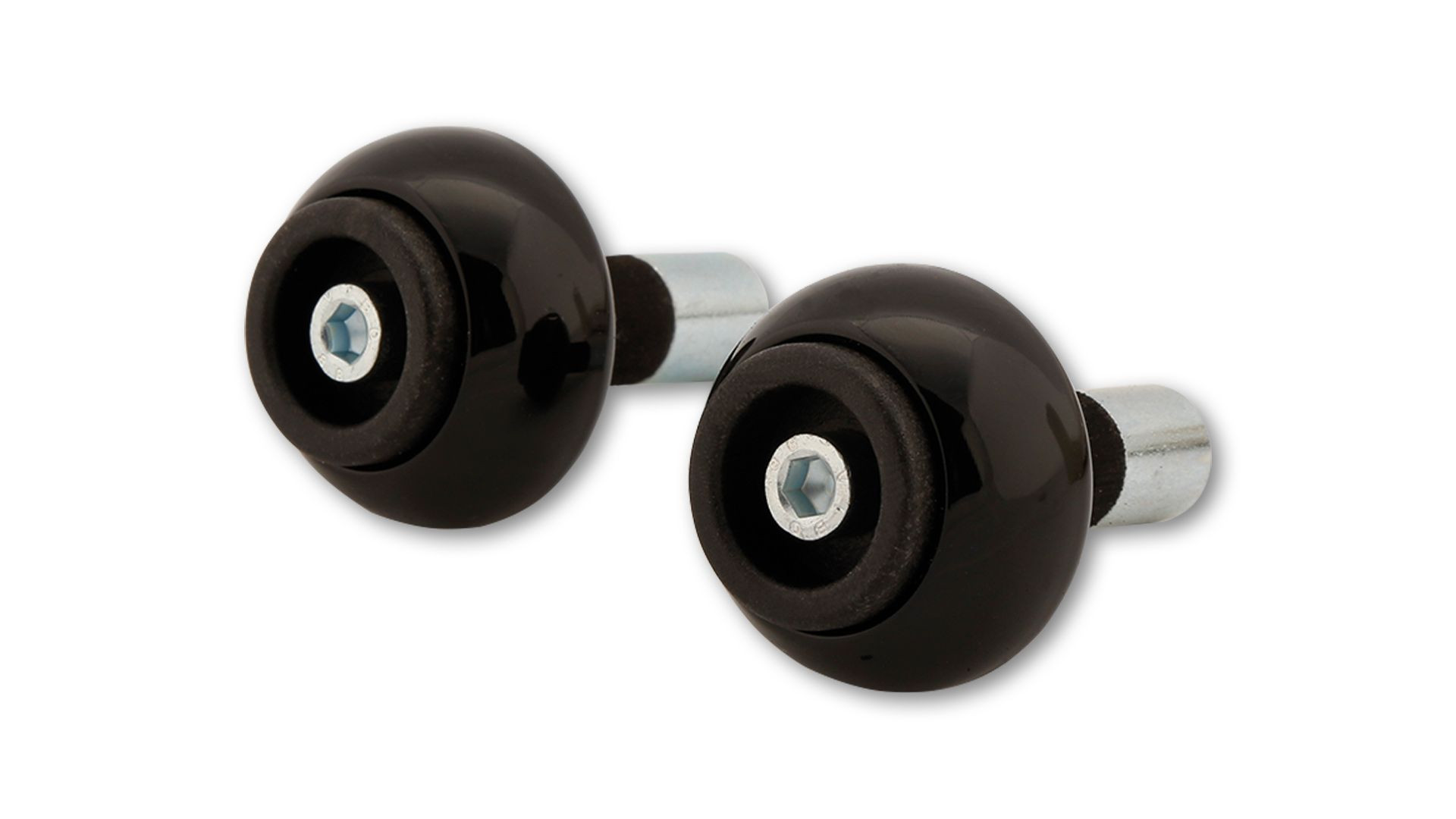 LSL Crash Ball schwarz/Stahl/14mm (Paar)