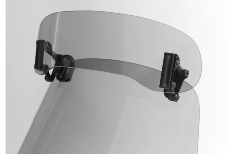 MRA Vario-Spoiler-Aufsatz VSA-TYP B 33/22 cm, rauchgrau, inkl. Klemme (Stück)