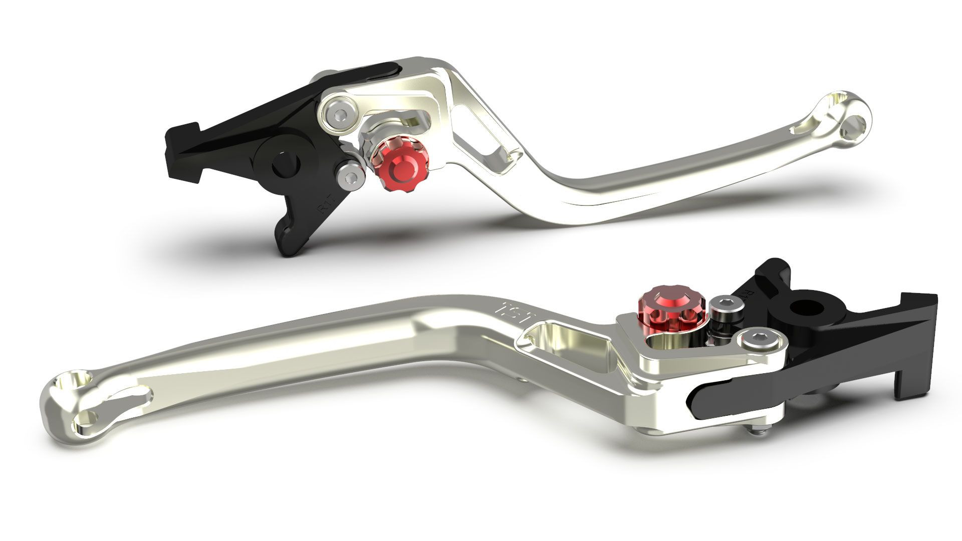 LSL Bremshebel BOW R34R, silber/rot (Stück)