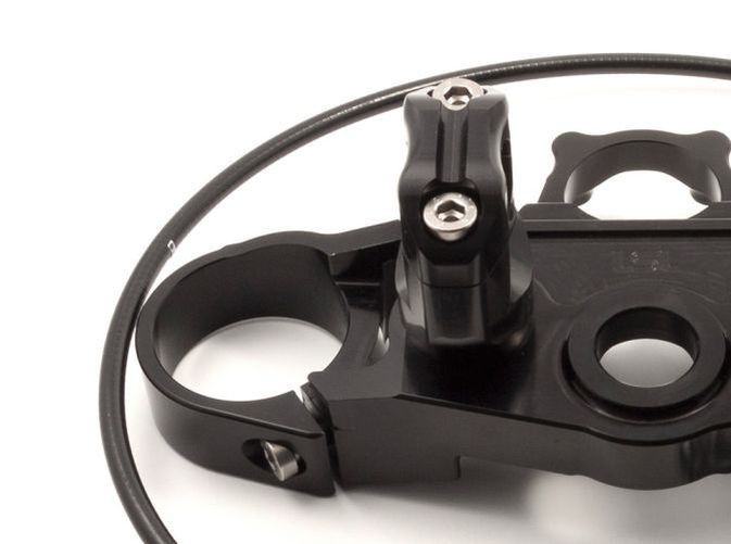 LSL Gabelbrücke Triumph Thruxton 16, schwarz (Stück)