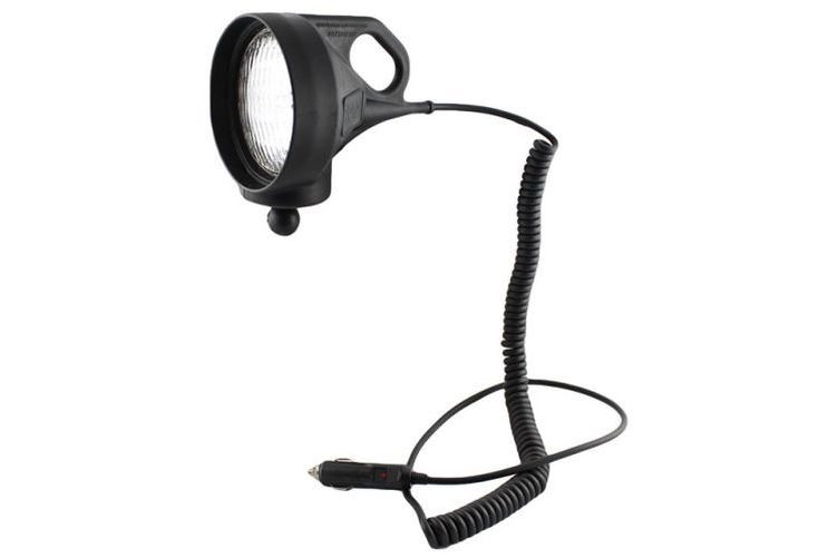 RAM Mounts Spotlight mit B-Kugel (1 Zoll) - gewendeltes Kabel mit Zig.-Anzünder-Adapter (Stück)