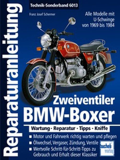 Motorbuch Reparatur-Anleitung BMW Boxer Zweiventiler mit U-Schwinge 1969-1985 (Stück)