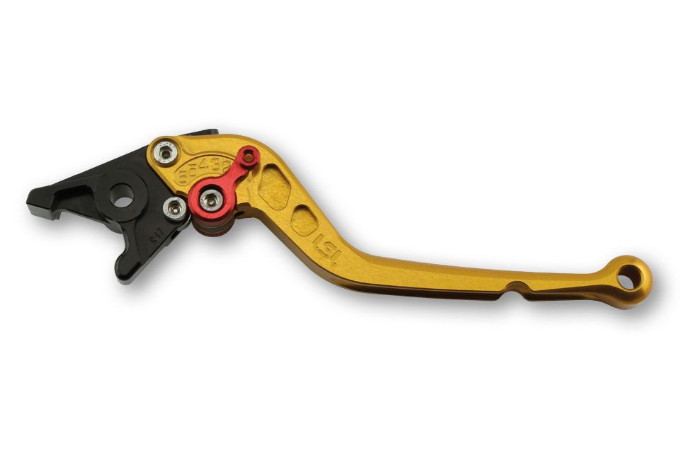 LSL Kupplungshebel L17, Kawasaki gold/rot (Stück)