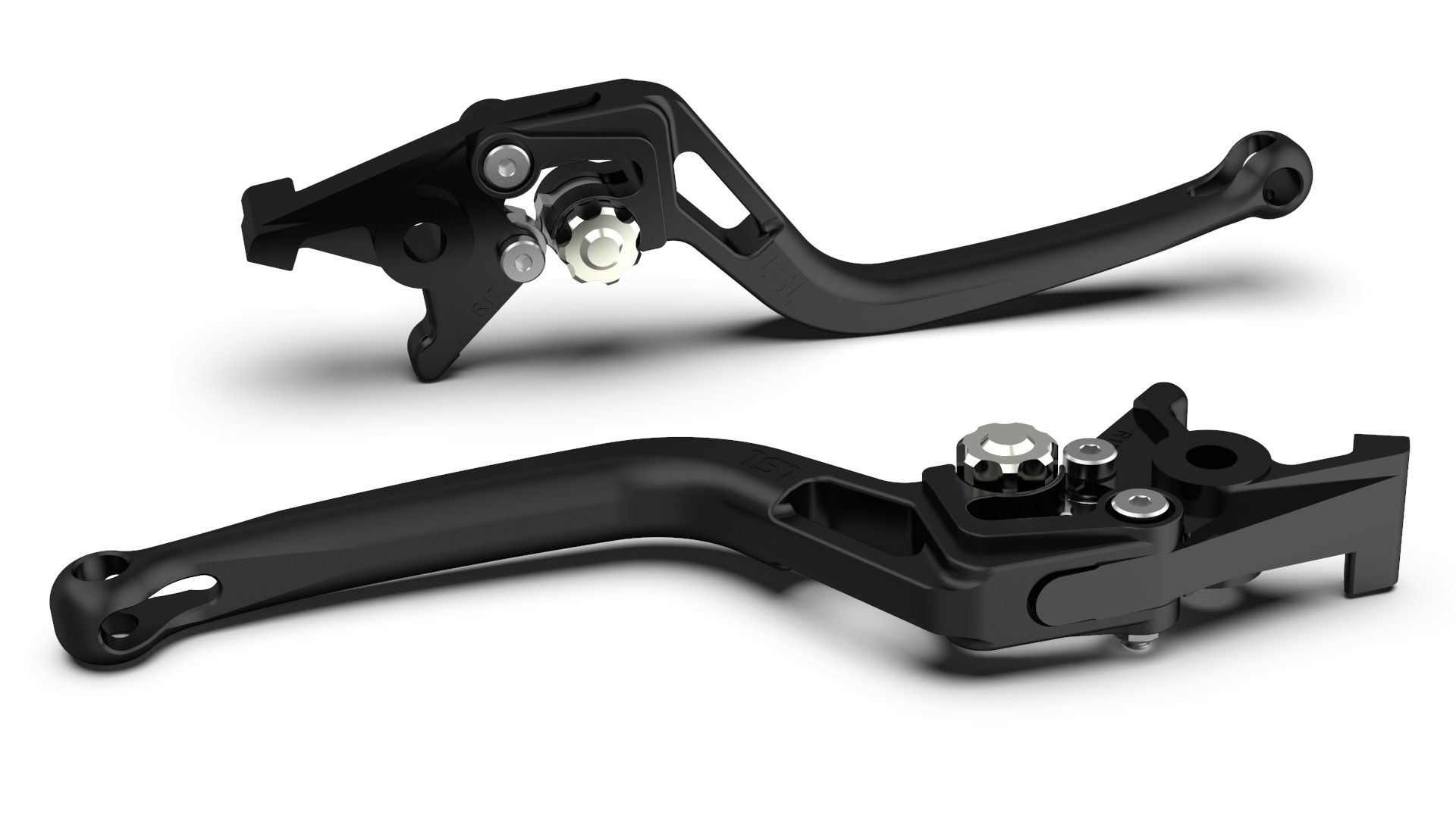 LSL Kupplungshebel BOW für Brembo 16 RCS, L37R,schwarz perlgestrahlt/silber