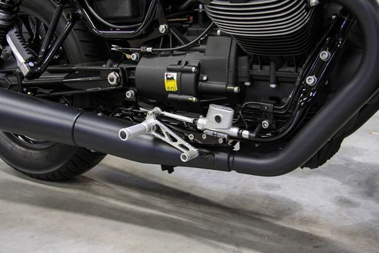 LSL Rastenanlage Moto Guzzi V9 Bobber/Roamer 16-, silber (Stück)