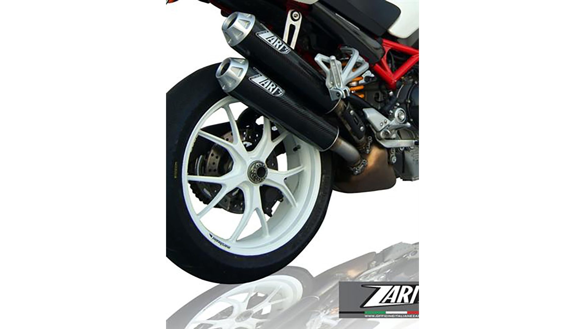 ZARD- Auspuff Ducati Monster M S2R 800/1000-M S4R, Titan (Stück)