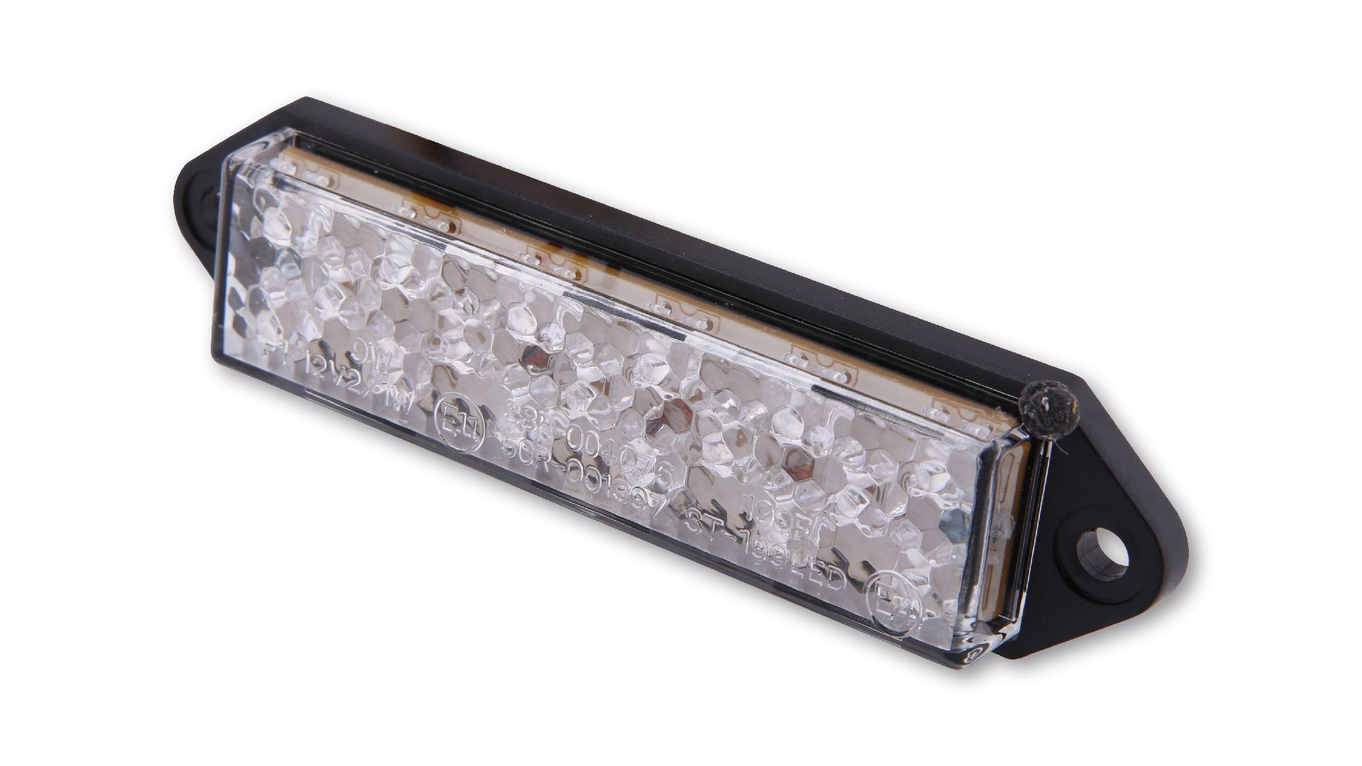 SHIN YO LED-Rücklicht, SUPERFLAT, Klarglas, mit Befestigungslaschen, E-gepr. (Stück)