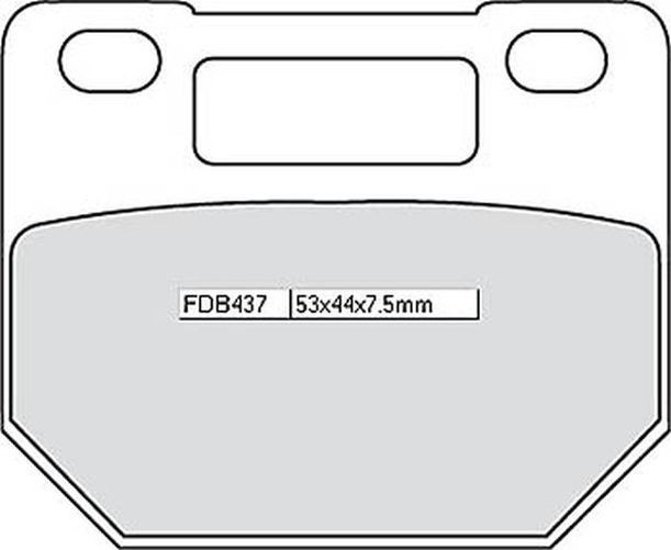 FERODO Bremsbelag FDB 437 Platinum (Satz)