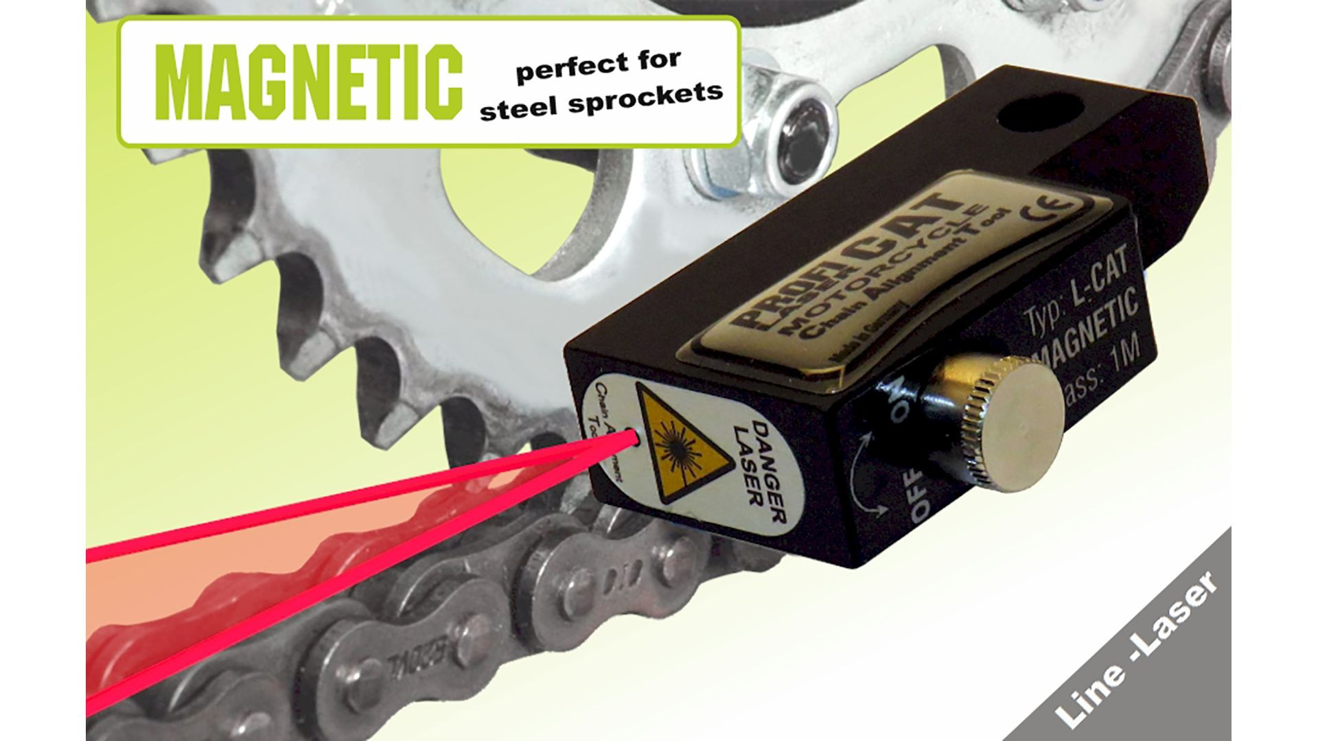 PROFI PRODUCT L-CAT - magnetisch für Stahl Kettenräder