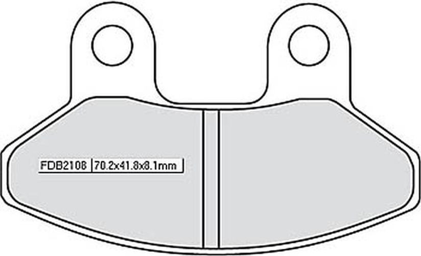 FERODO Bremsbelag FDB 2108 EF (Satz)