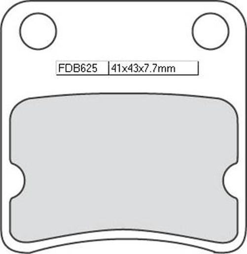FERODO Bremsbelag FDB 625 EF (Satz)