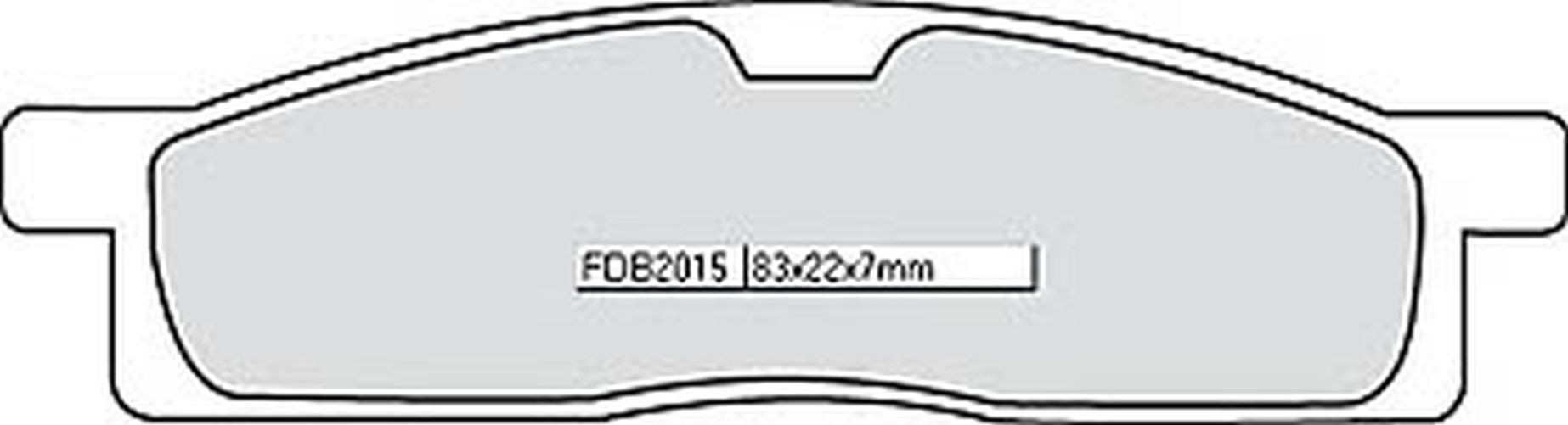 FERODO Sinterbelag FDB 2015 ST (Satz)