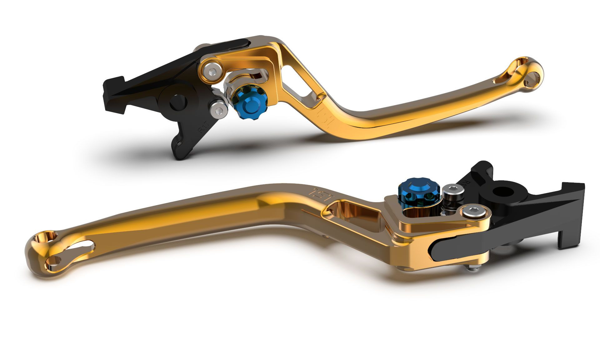 LSL Bremshebel BOW R35R, gold/blau (Stück)