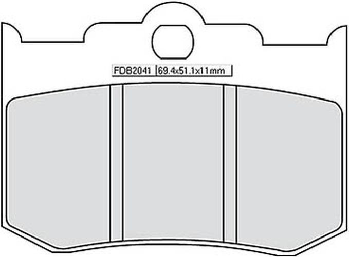 FERODO Bremsbelag FDB 2041 Platinum (Satz)