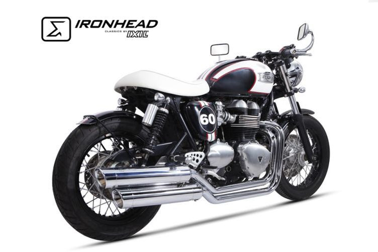 IRONHEAD IRONHEAD-Edelstahl Komplettanlage Triumph Bonneville T100, 07-15 (Stück)