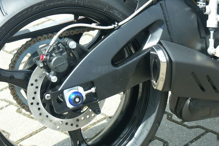 LSLCrash Ball Achse div. SUZUKI, blau, hinten (Set)