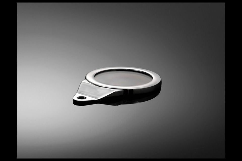 HIGHWAY HAWK TAX DISC HOLDER ALUMINUM CHROME (Stück)