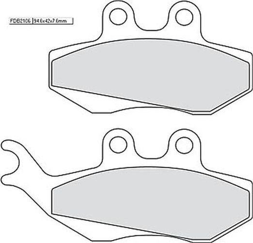 FERODO Bremsbelag FDB 2106 AG (Satz)