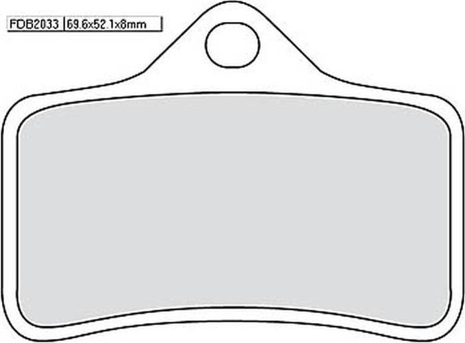 FERODO Bremsbelag FDB 2033 P (Satz)