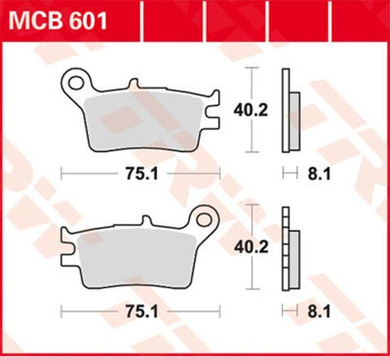 TRW Lucas Bremsbelag MCB601 honda (Satz)