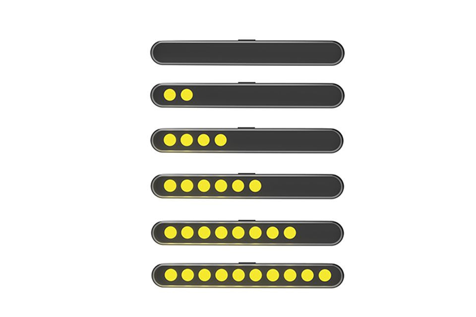 HIGHSIDER Sequenz-Blinker Modul STRIPE-RUN, getöntes Glas (Paar)