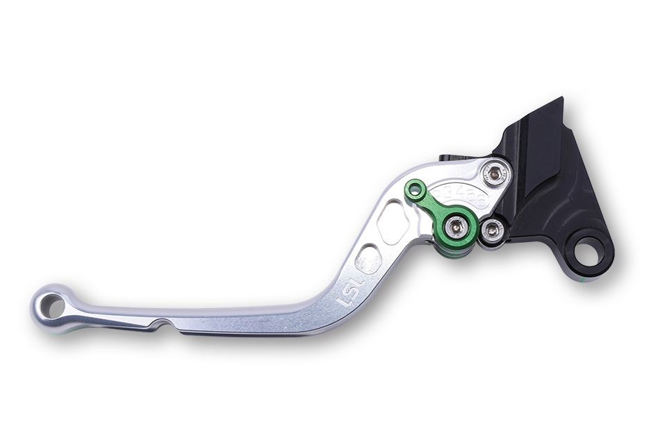 LSL Kupplungshebel L12, Ducati silber/grün (Stück)