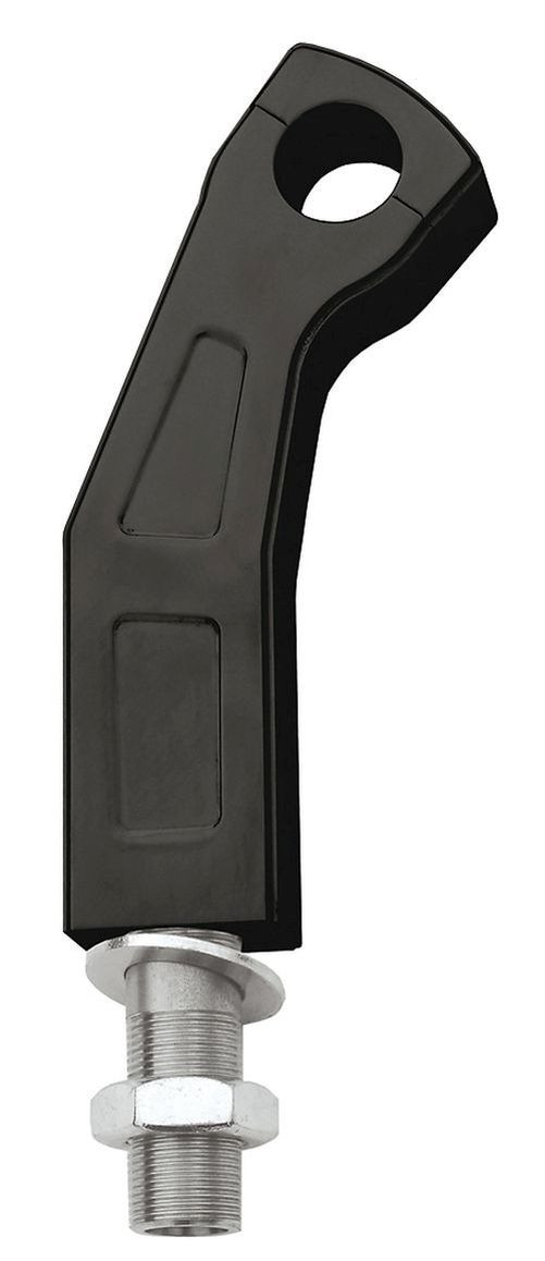 Ritz Alu-Riser / Lenkerhalter curved Style, schwarz, 120 mm, 1 Zoll, mit Kabelinnenführung (Paar)