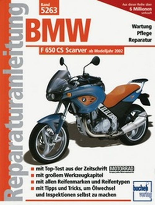 Motorbuch Bd. 5263 Reparatur-Anleitung BMW F 650 CS Scarver, 02- (Stück)