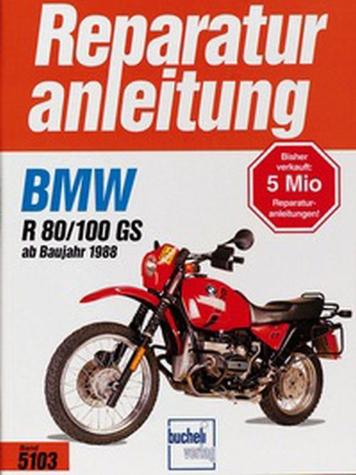 Motorbuch Bd. 5103 Reparatur-Anleitung BMW R 80/100 GS, 88-97 (Stück)