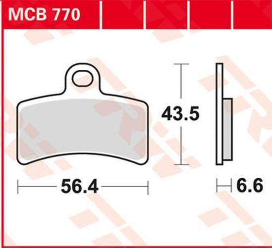 TRW Lucas Bremsbelag MCB770 gas_gas (Satz)