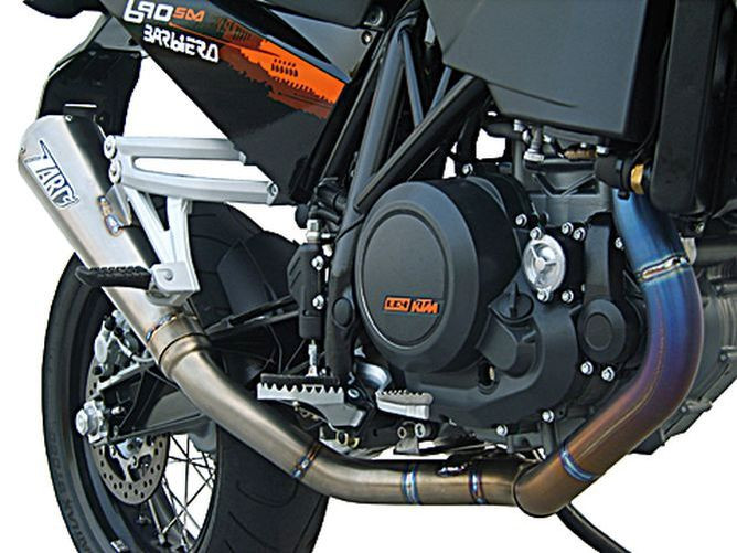 ZARD-Komplettanlage KTM 690 SM, Edelstahl, + Kat. (Stück)