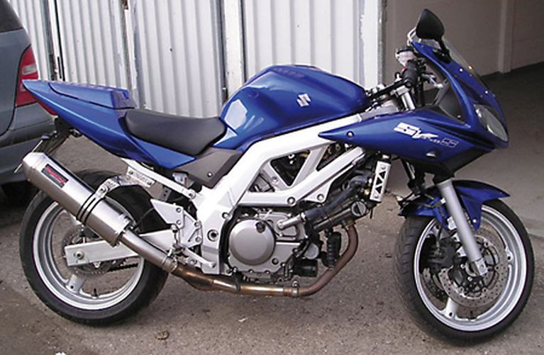 TAKKONI Edelstahl Auspuff SUZUKI SV 650 / S, 04-05 (Stück)