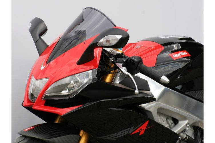 MRA-Verkleidungsscheibe, Aprilia RSV4 09-14, schwarz, Originalform (Stück)