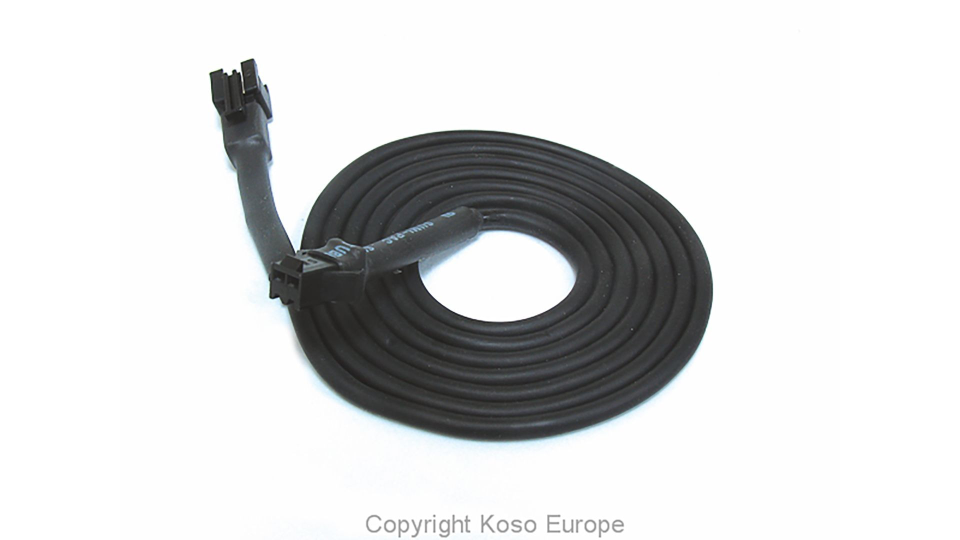 KOSO Kabel fuer Temperatursensor 1 Meter, (schwarzer Stecker)