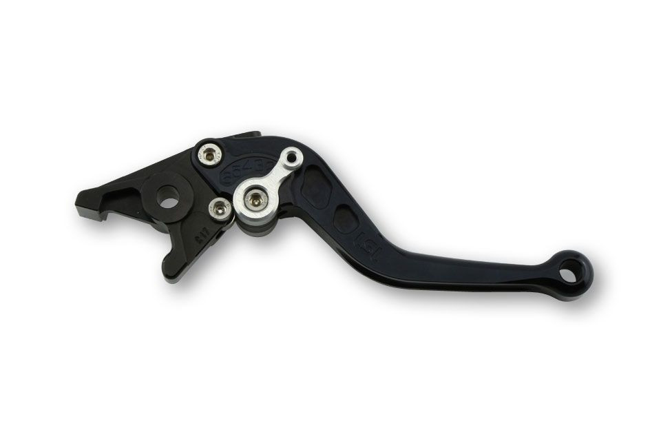 LSL Bremshebel R09, Honda kurz, schwarz/silber (Stück)