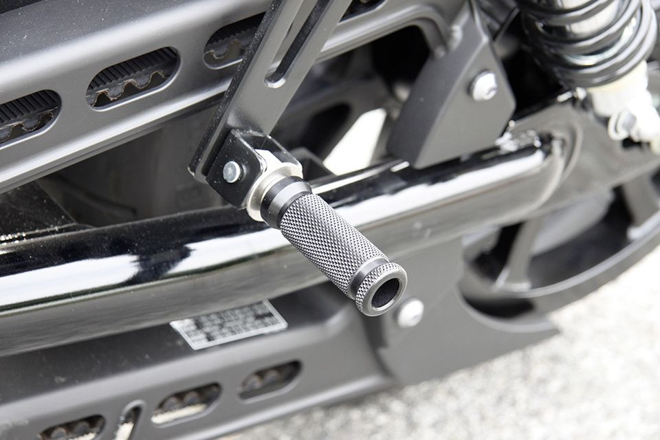 LSL Soziusrastenhalterung klappbar BMW R 100 R, schwarz (Paar)