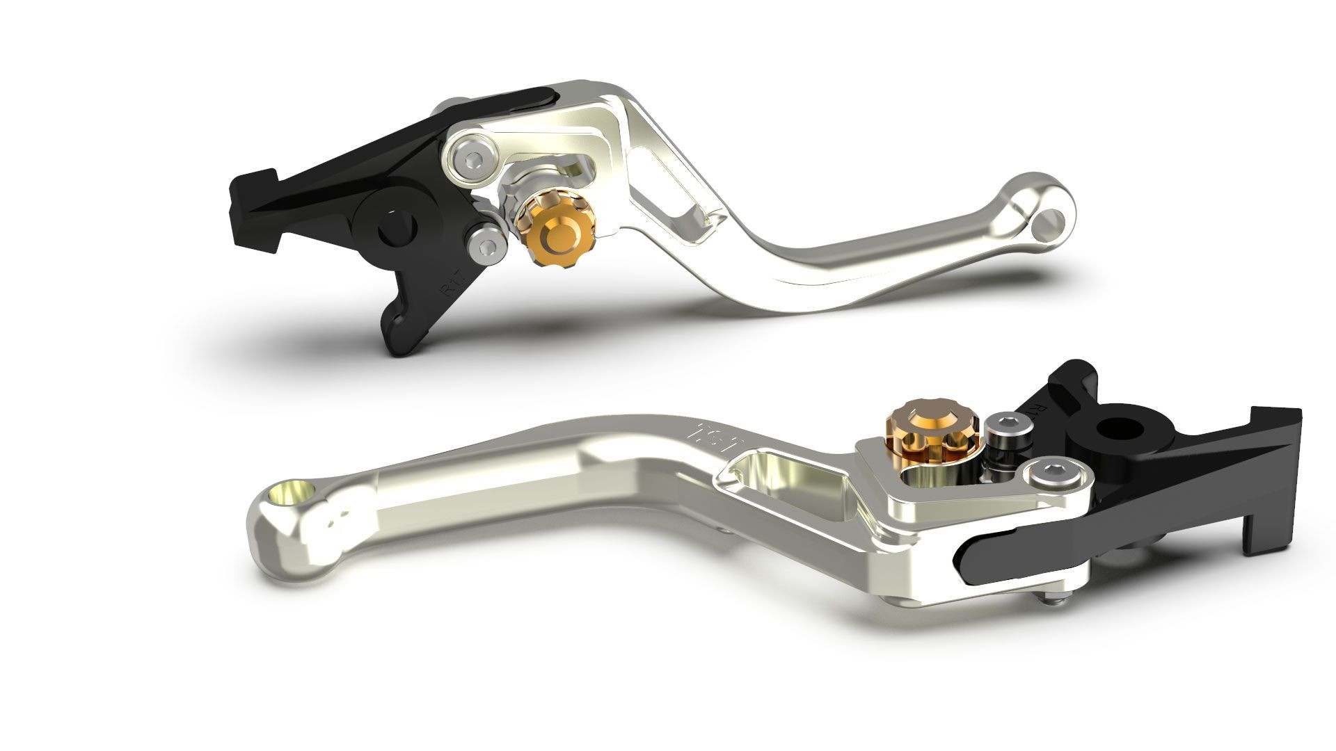 LSL Bremshebel BOW R36, kurz, silber/gold (Stück)