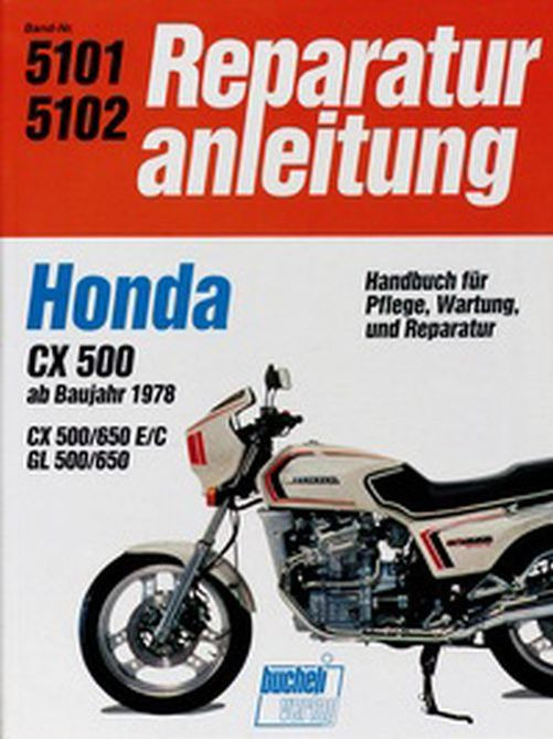 Motorbuch Bd. 5101 Reparatur-Anleitung HONDA CX 500/650 (ab 78) (Stück)