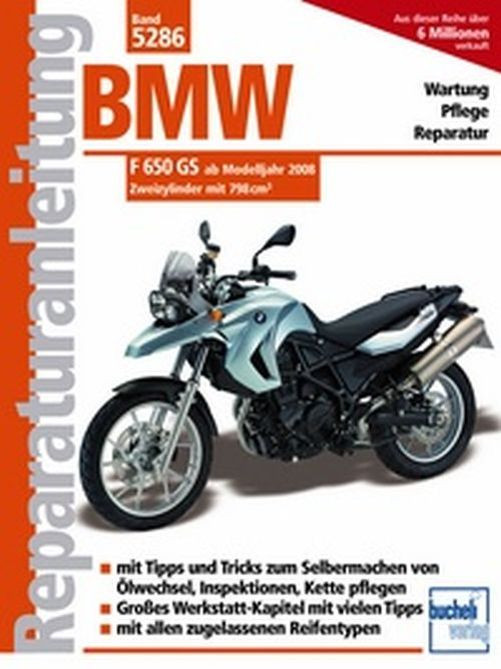 Motorbuch Bd. 5286 Reparatur-Anleitung BMW F 650 GS, 08- (Stück)