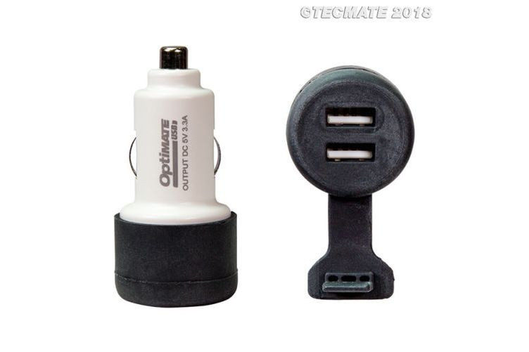 OPTIMATE Ladeadapter Auto-Steckdosenstecker auf 2x USB (No.106) (Stück)
