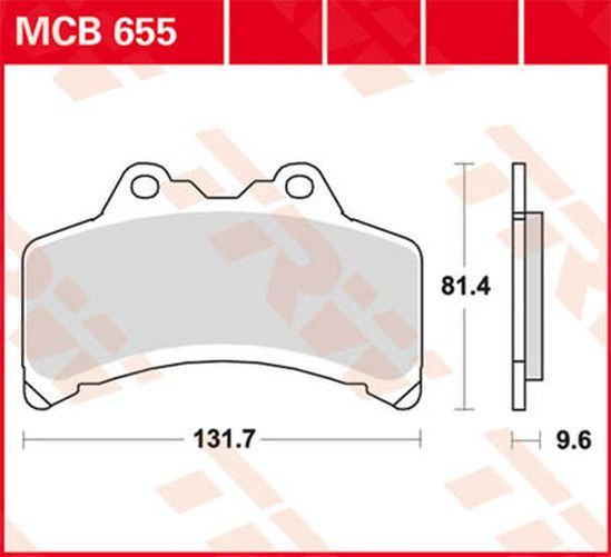 TRW Lucas Bremsbelag MCB655 yamaha (Satz)